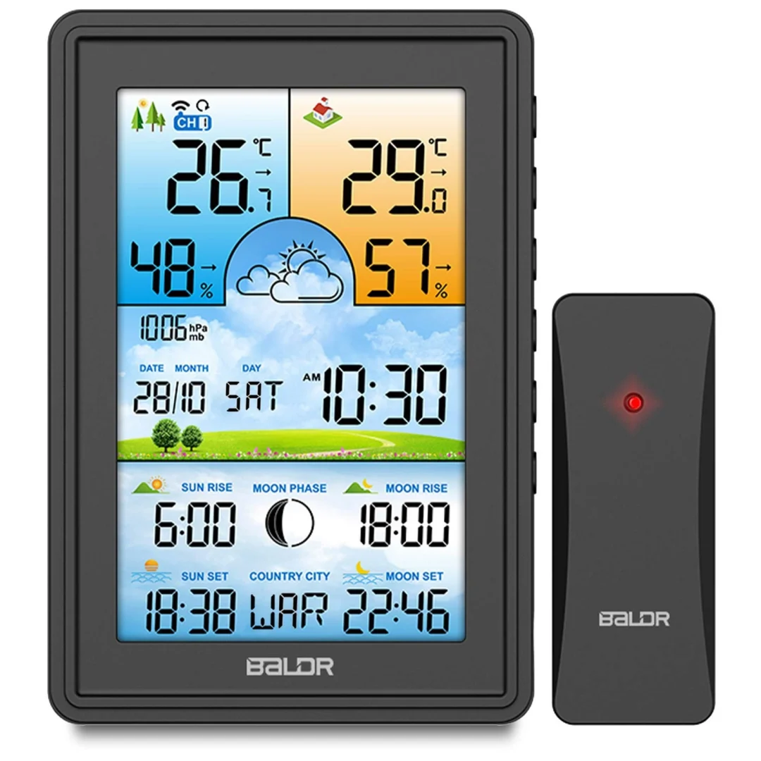 Meteorološka stanica s zaslonom BD-906 crna_2