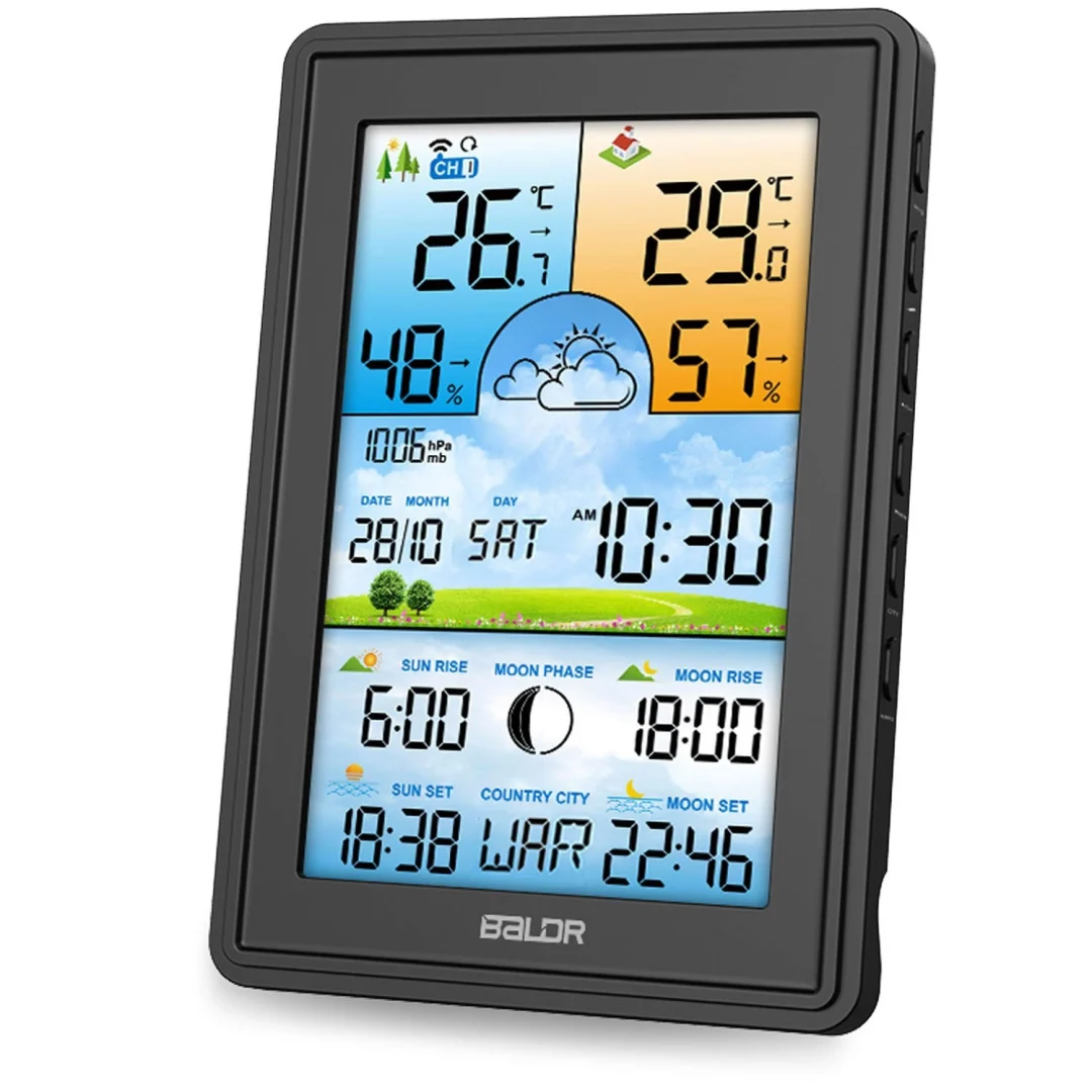 Meteorološka stanica s zaslonom BD-906 crna_3
