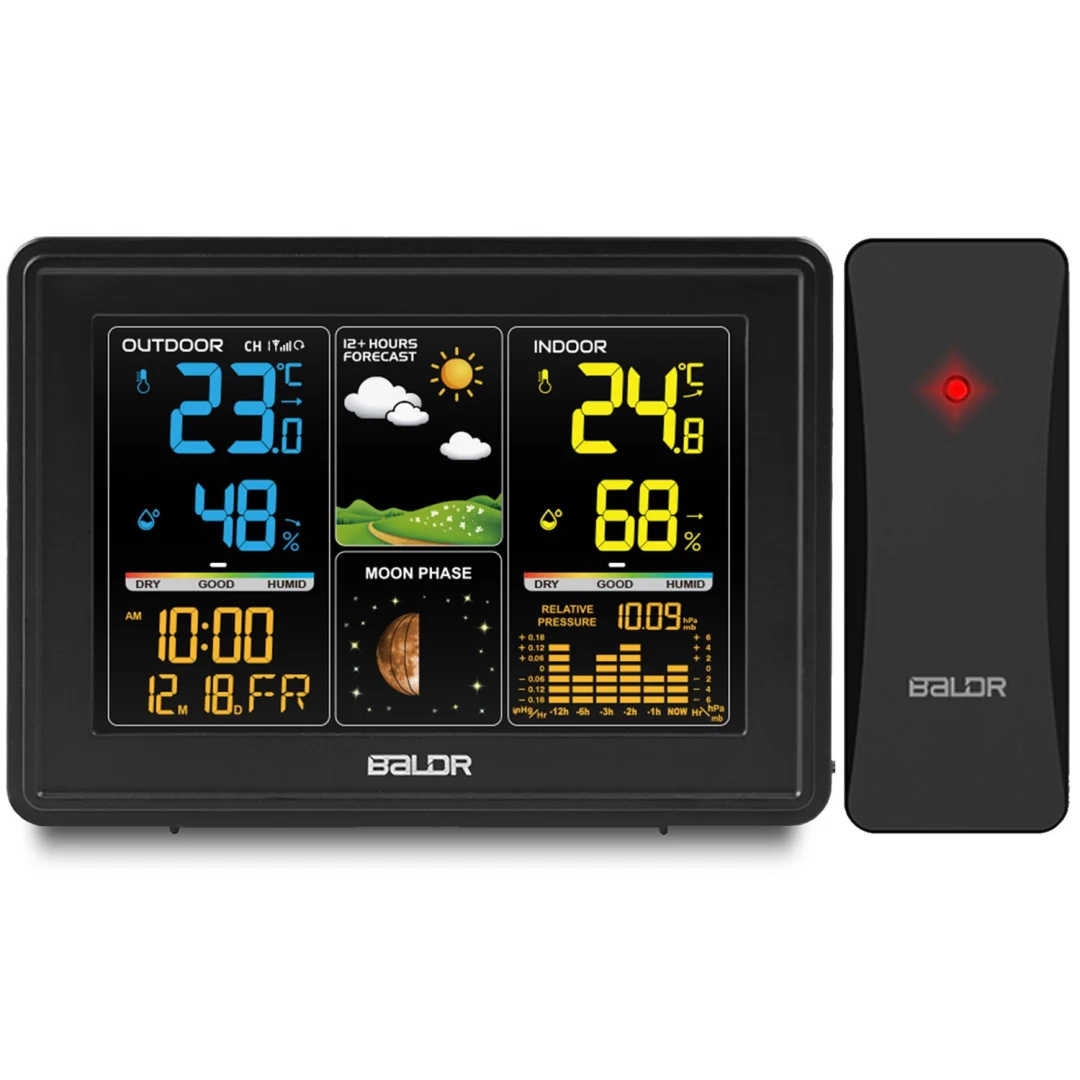 Meteorološka stanica s zaslonom BD-907 crna_2