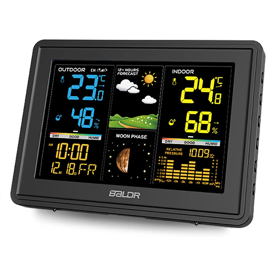 Meteorološka stanica s zaslonom BD-907 crna_3