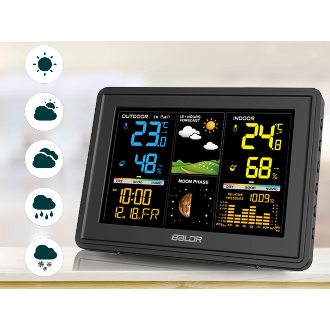 Meteorološka stanica s zaslonom BD-907 crna_5
