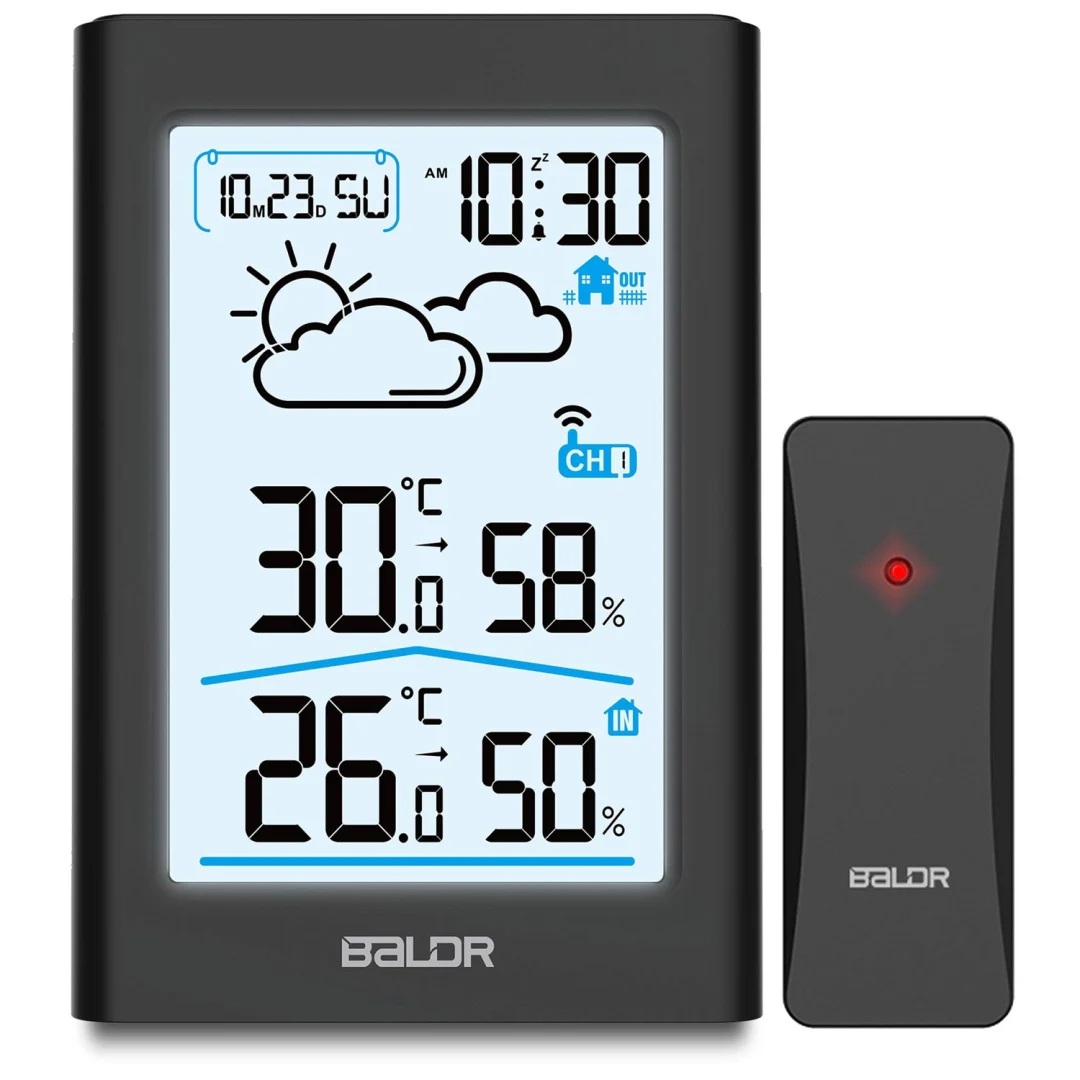 Meteorološka stanica s zaslonom BD-911 crna_2