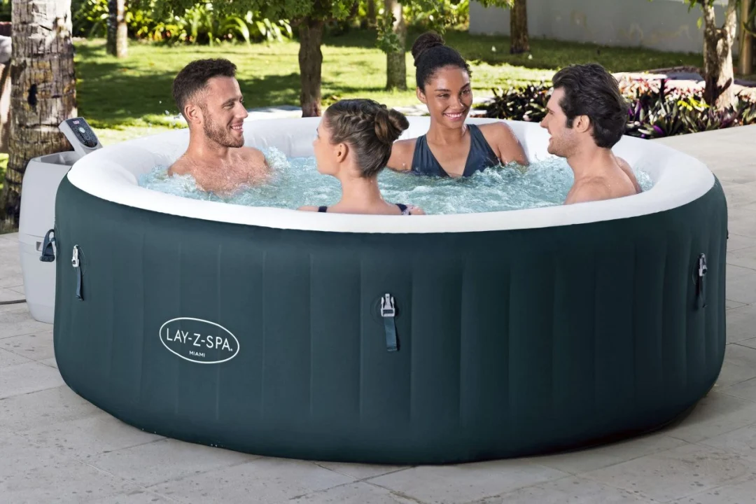 Miami AirJet 6 Lay-Z-Spa BESTWAY Napuhavajući vrtni jacuzzi + pribor_3