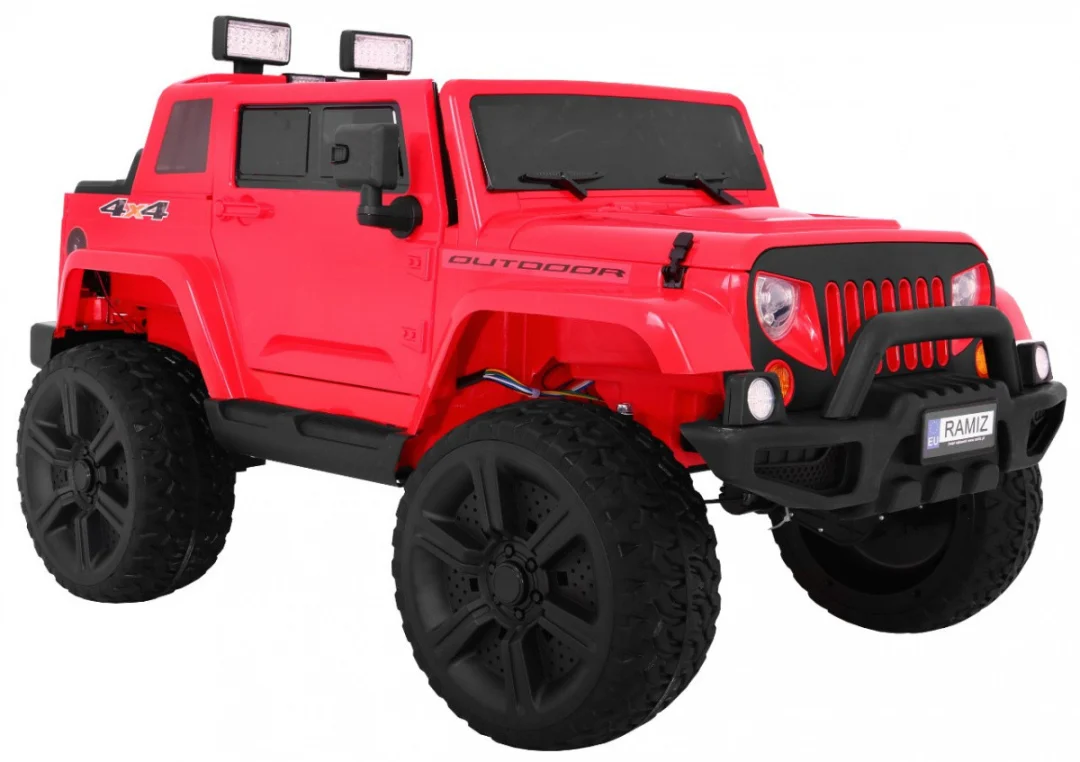Mighty Jeep auto na akumulator 4x4, crveni_2