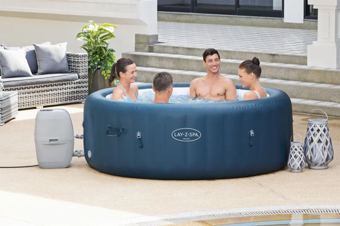 Milan Lay-Z-Spa AirJet Plus BESTWAY kućni jacuzzi za 6 osoba + filter pumpe VI + navlaka_8