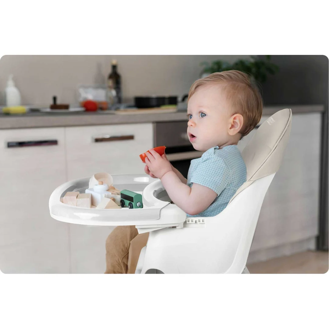 Milo Ricokids dječja hranilica sa stolićem + podbradnjak, siva_11
