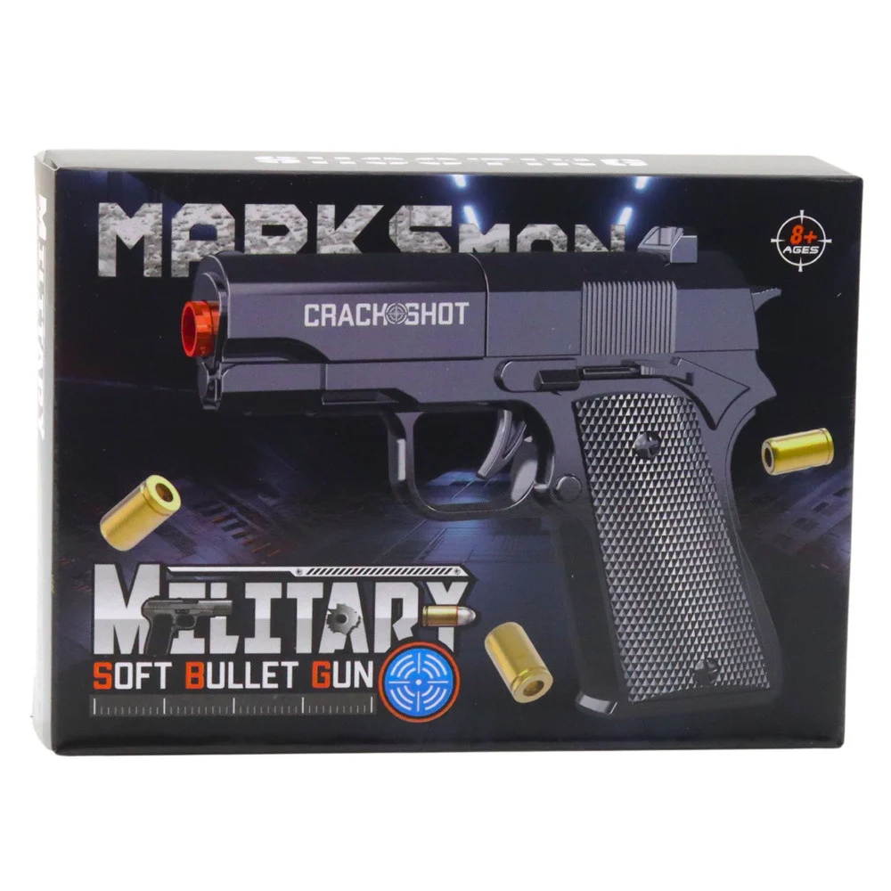 Mini igračkasti pištolj WARFARE, crni, 13,5 cm_5
