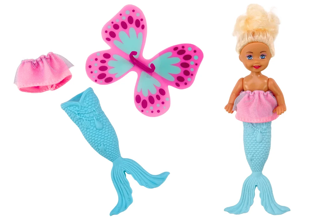 Mini lutka 2 u 1 - sirena s repom i vila s krilima_3