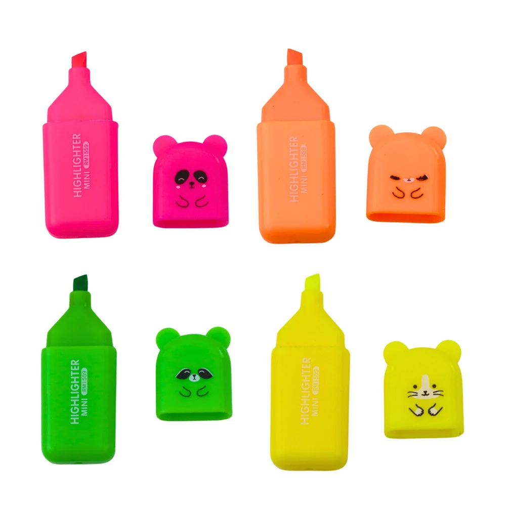 Mini markeri medvjedići, plastična kutijica, 5 komada_4