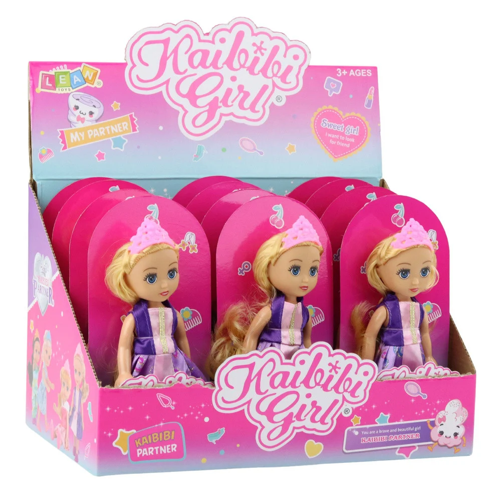 Mini princeza lutka s krunom 17 cm, mix_6