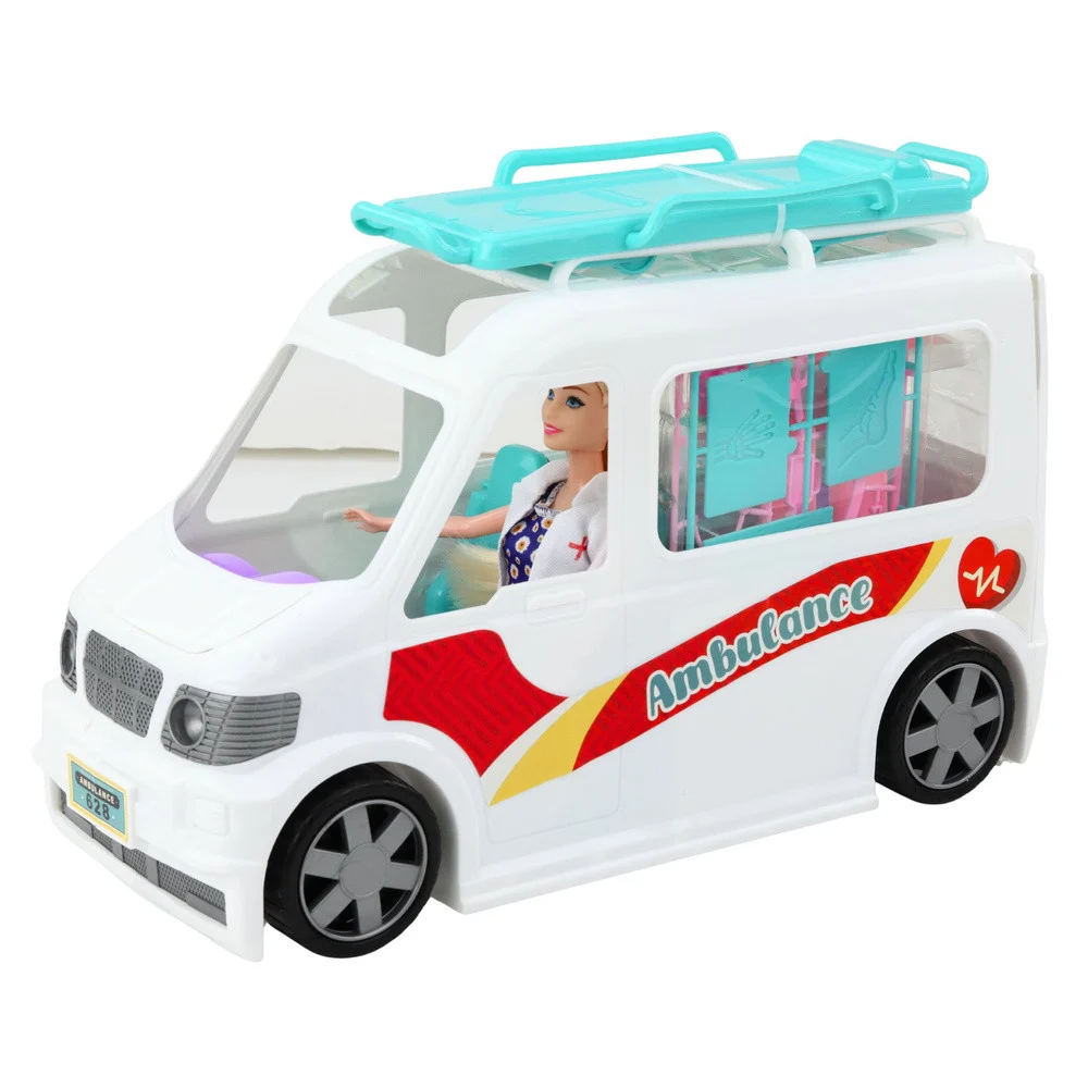 Mobilna ambulanta 2 u 1 s nosilima i lutkom liječnikom_2