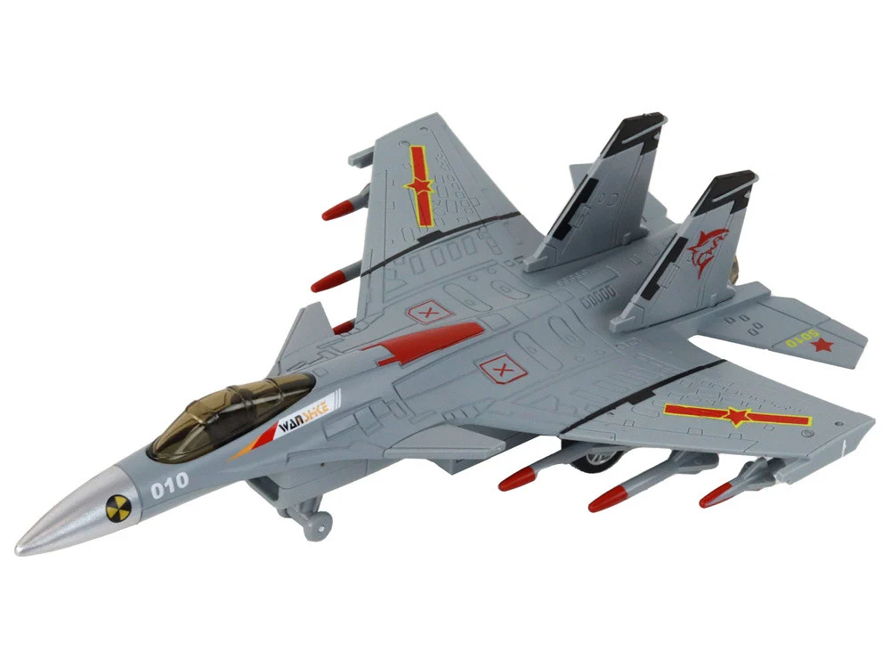 Model aviona s frikcionim pogonom, sivi, crni ili žuti_3