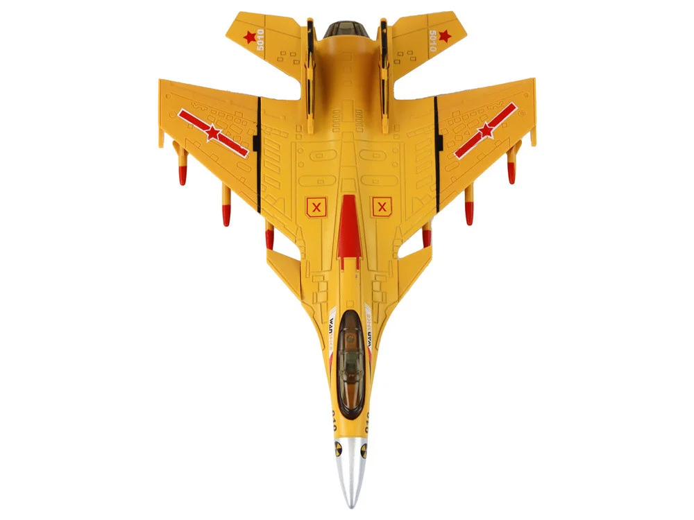 Model aviona s frikcionim pogonom, sivi, crni ili žuti_5