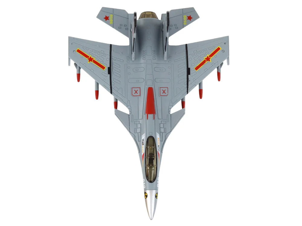 Model aviona s frikcionim pogonom, sivi, crni ili žuti_6