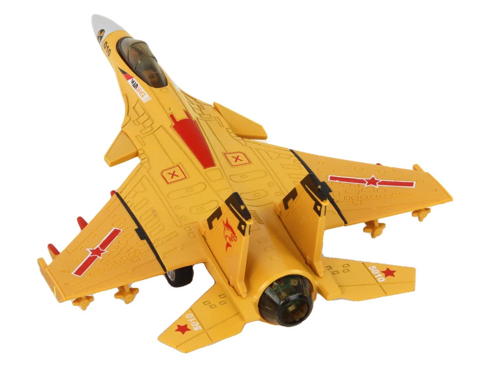 Model aviona s frikcionim pogonom, sivi, crni ili žuti_9