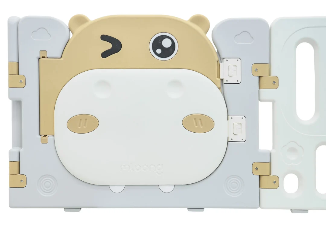 Modularna ograda za igru Hippo, smeđa_9