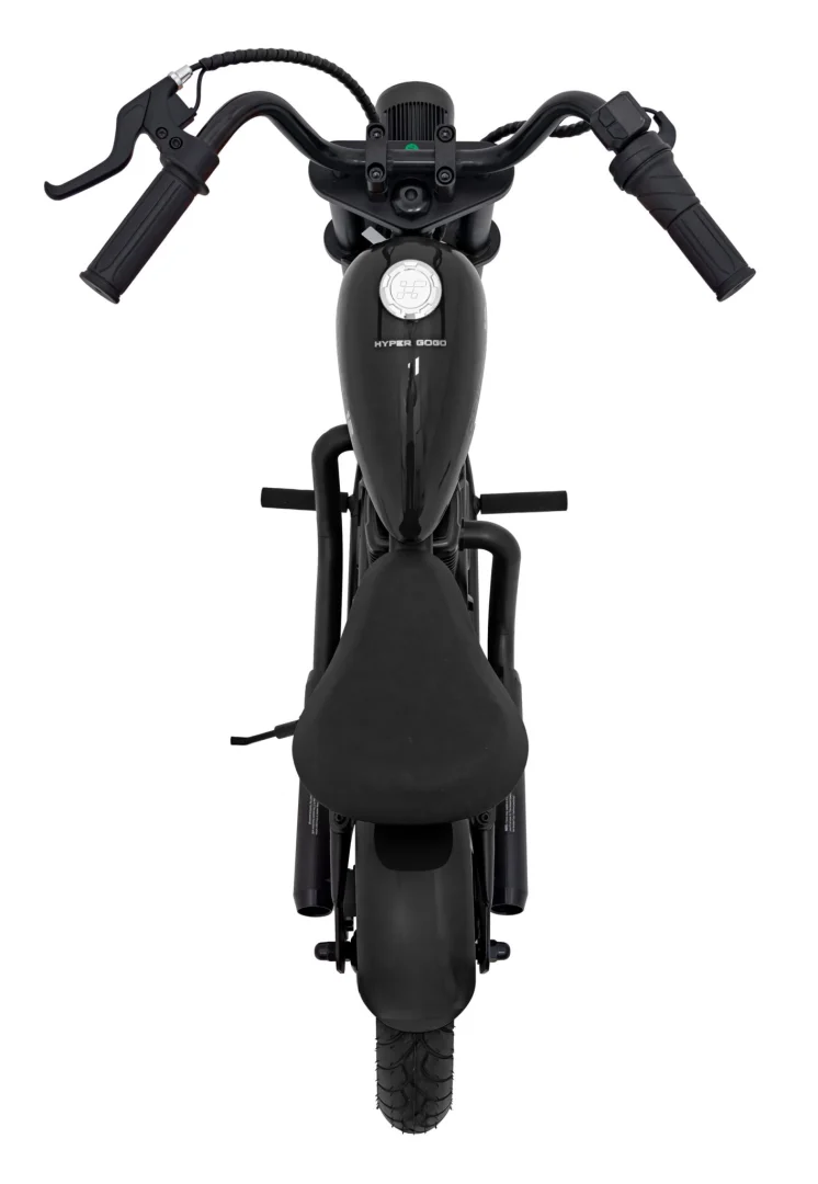 Motocikl Cruiser 12 skuter na akumulator, crni motor na akumulator_12