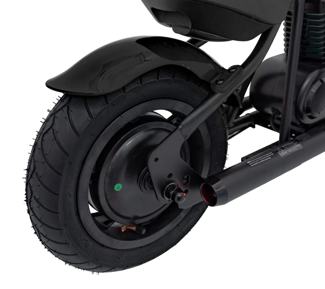 Motocikl Cruiser 12 skuter na akumulator, crni motor na akumulator_17