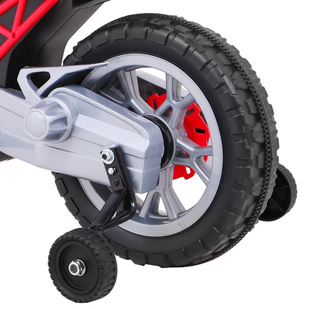 Motocikl Crvenog križa, crvena motor na akumulator_10