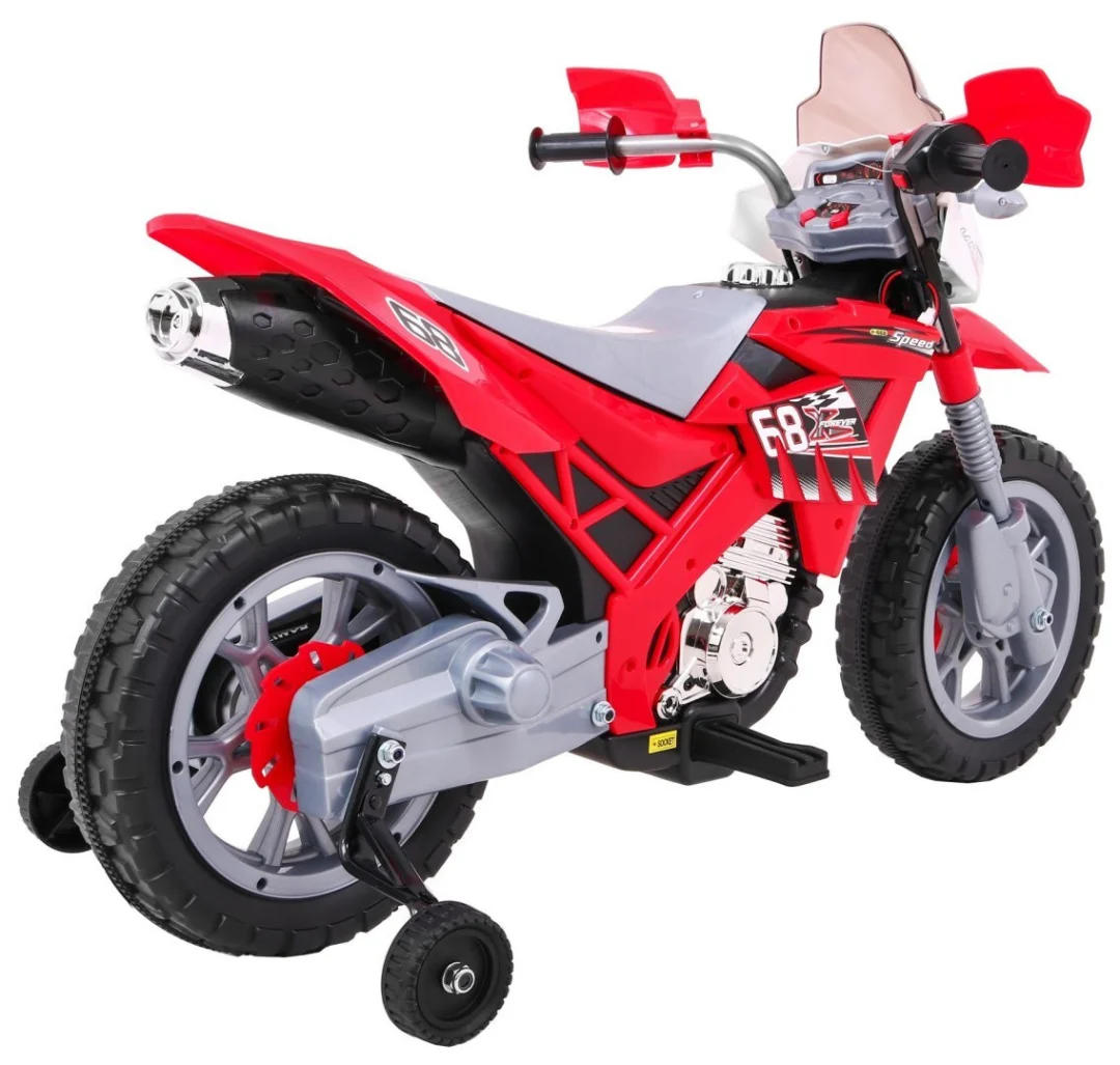 Motocikl Crvenog križa, crvena motor na akumulator_6