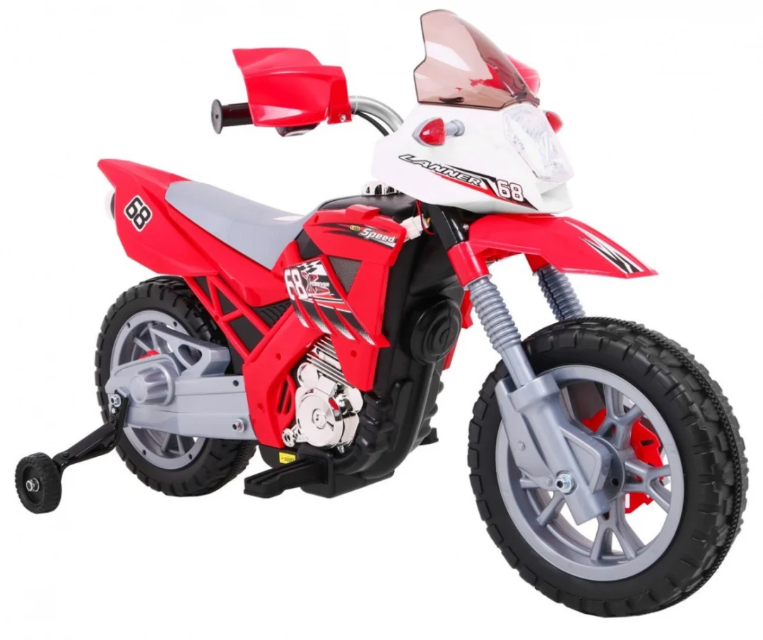 Motocikl Crvenog križa, crvena motor na akumulator_7