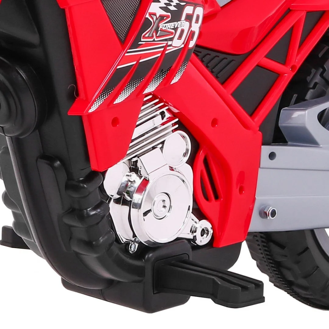 Motocikl Crvenog križa, crvena motor na akumulator_9