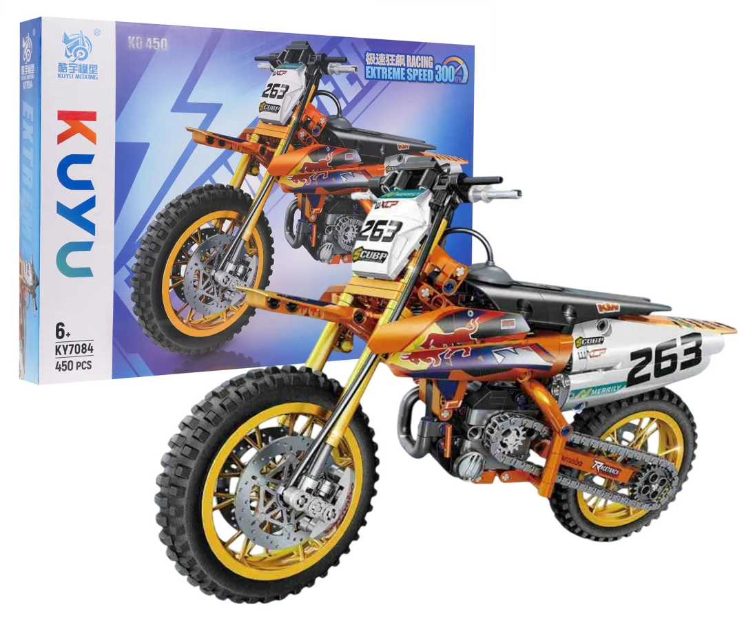 Motor Cross set od 450 kockica 1:8_1