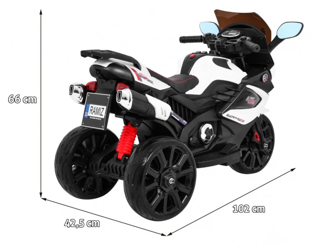 Motorek Grand Sport Bijela motor na akumulator_2