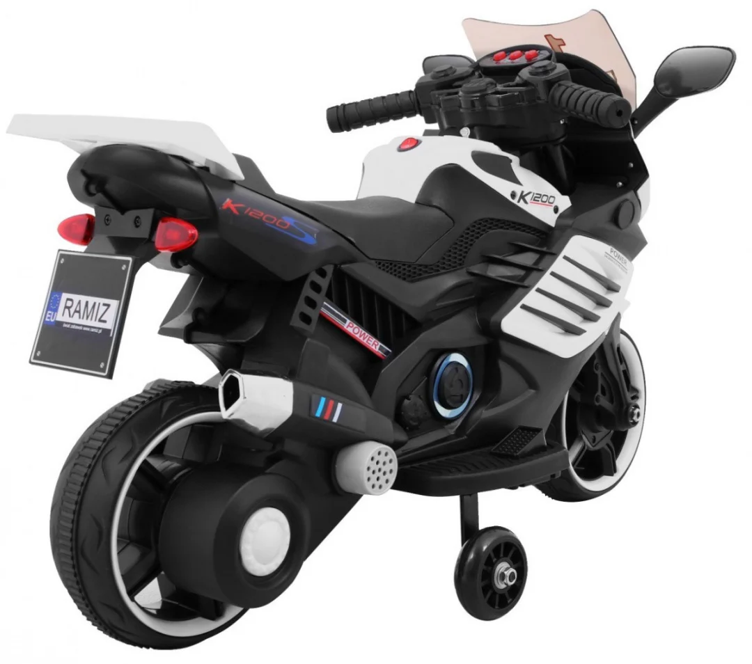 Motorek SuperBike Bijela motor na akumulator_5