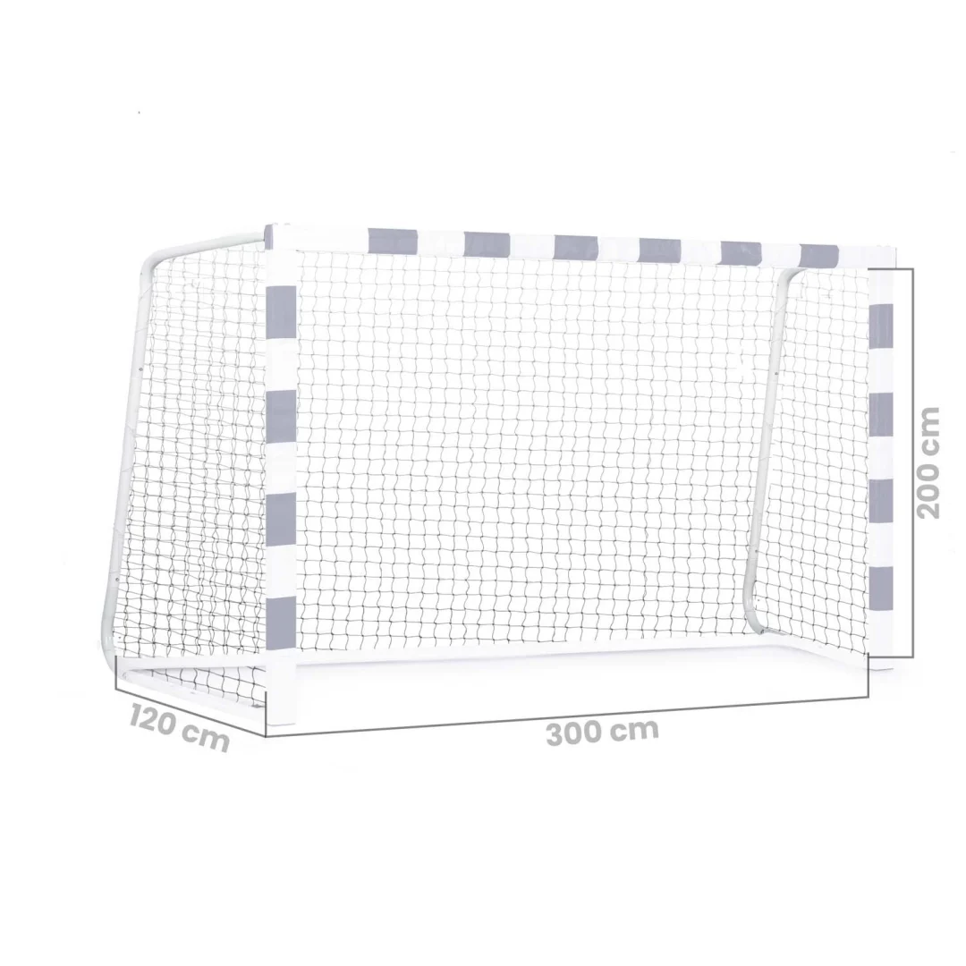 Mreža za nogometni gol Neo-Sport, 300 × 200 × 120 cm_3