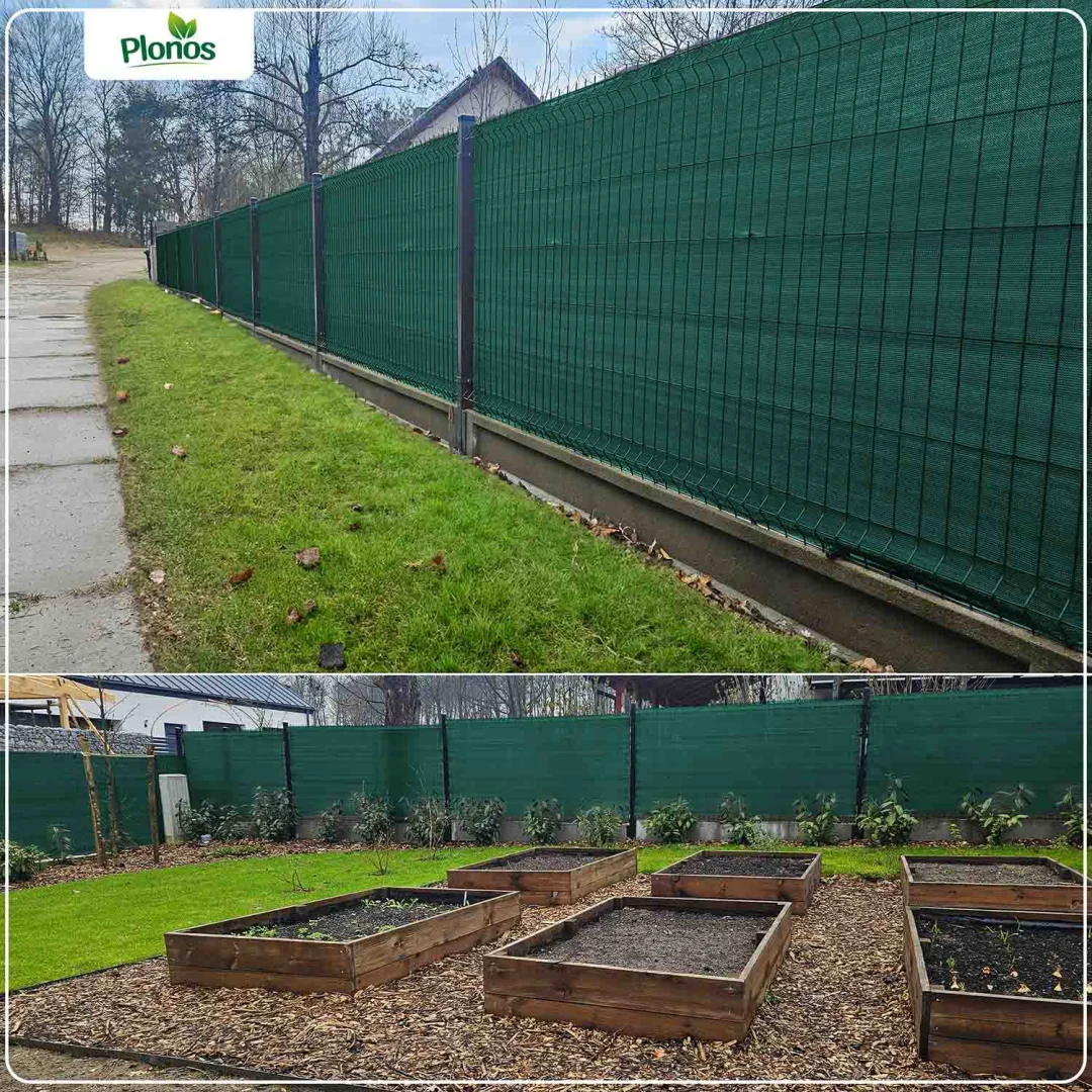 Mreža za sjenu 1,2 x 25 m 140 g/m2 + 50 zelenih stezaljki_9