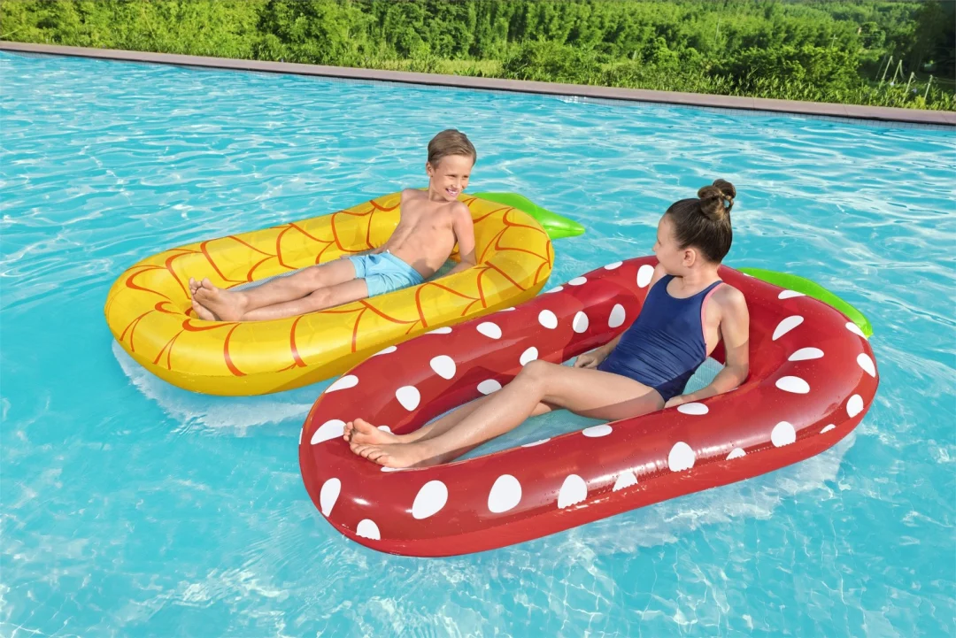 Mrežasto dno dječjeg madraca BESTWAY boje jagode + set za popravak_11