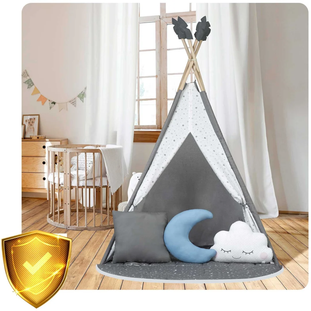NK-406 Nukido tipi šator za djecu - sivi_16