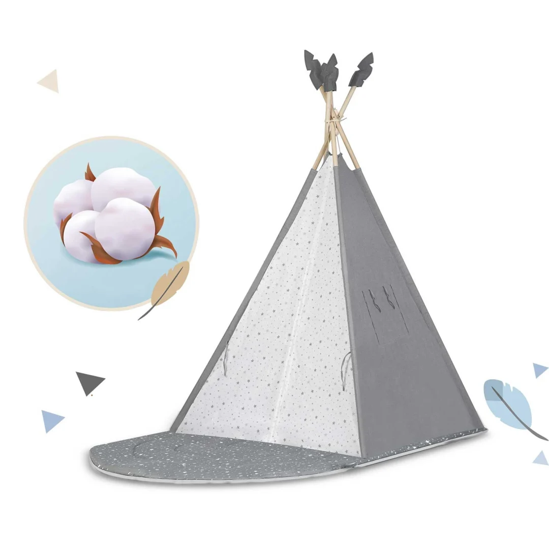 NK-406 Nukido tipi šator za djecu - sivi_9