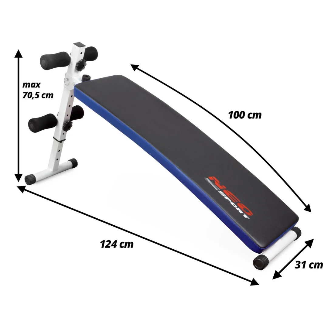 Nagnuta klupa za vježbanje Neo-Sport NS-05_6