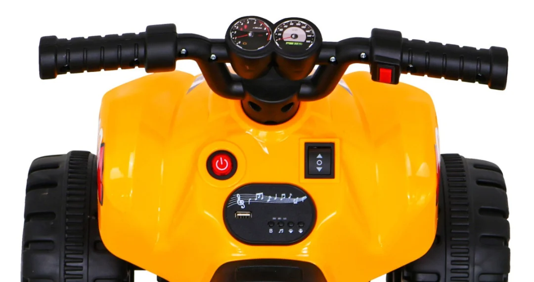 Najbrži dječji quad na akumulator 25 W, žuti_10