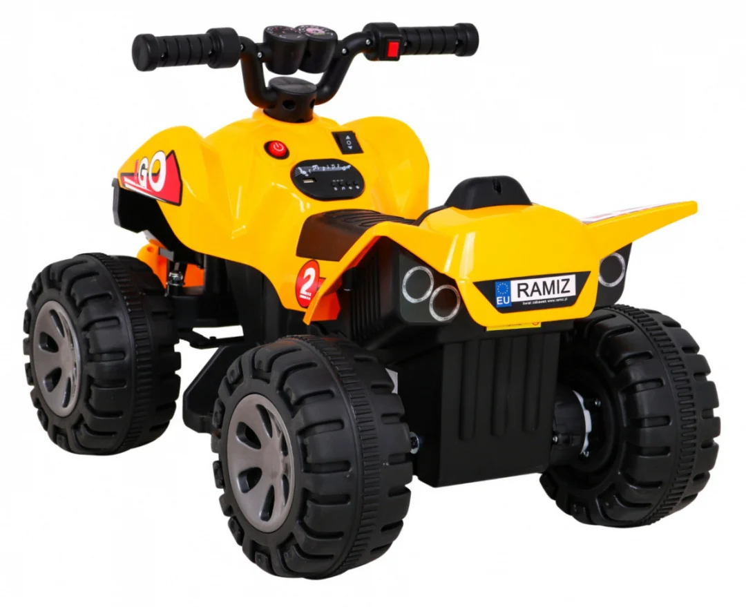 Najbrži dječji quad na akumulator 25 W, žuti_5