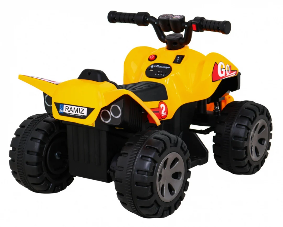 Najbrži dječji quad na akumulator 25 W, žuti_8