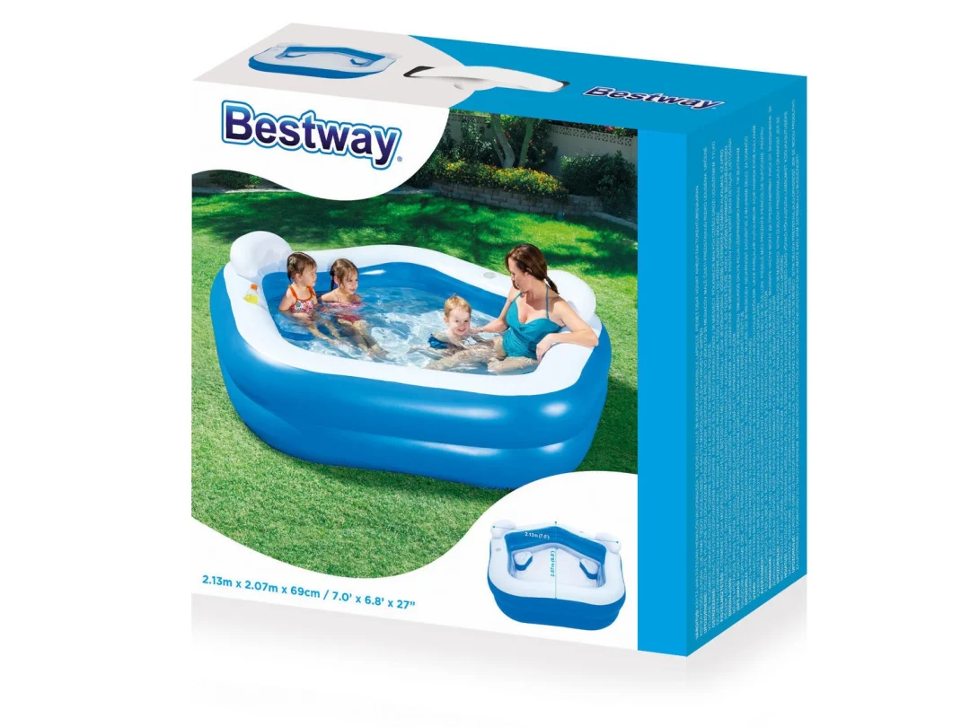 Napuhajući peterokutni bazen 213 × 207 × 69 cm Bestway 54153_9