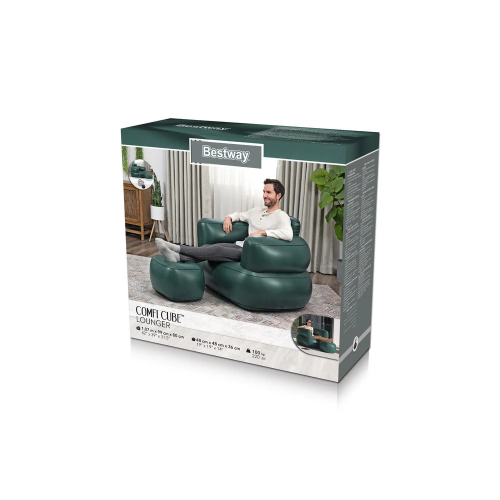 Napuhana tamna stolica Bestway 75137_7