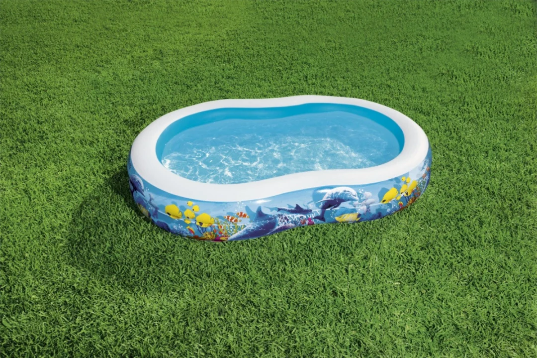 Napuhani bazen Dubokomorski 262x157x46cm za djecu 3+ BESTWAY + zakrpa za popravak_8