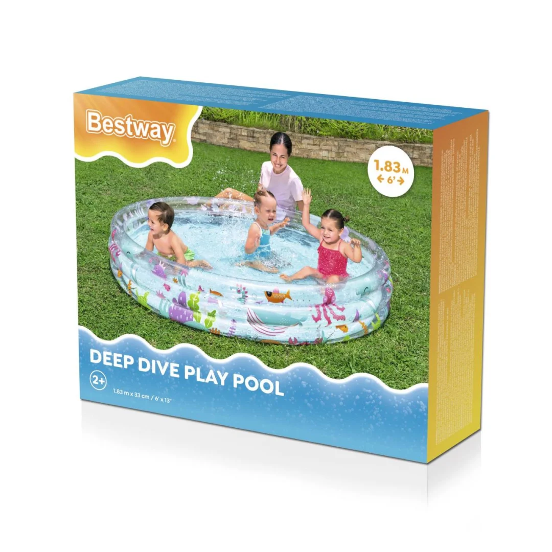 Napuhani bazen Sea World za djecu 2+ BESTWAY 183x33cm_8