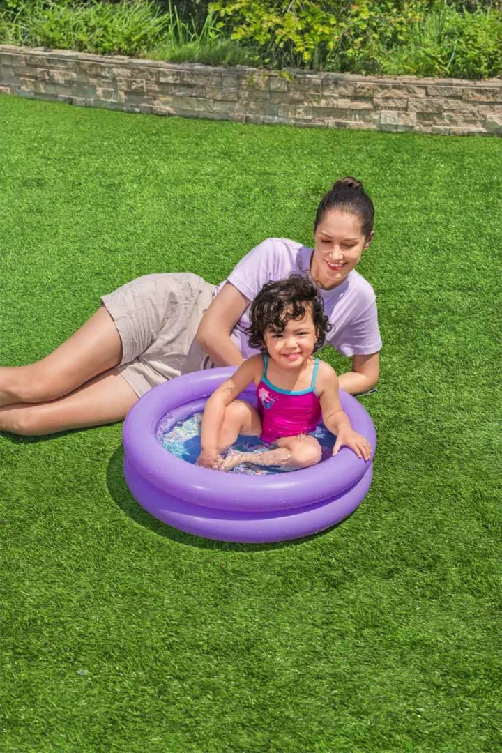 Napuhani bazen za djecu ljubičasti bazen 61x15cm BESTWAY + zakrpa za popravak_2