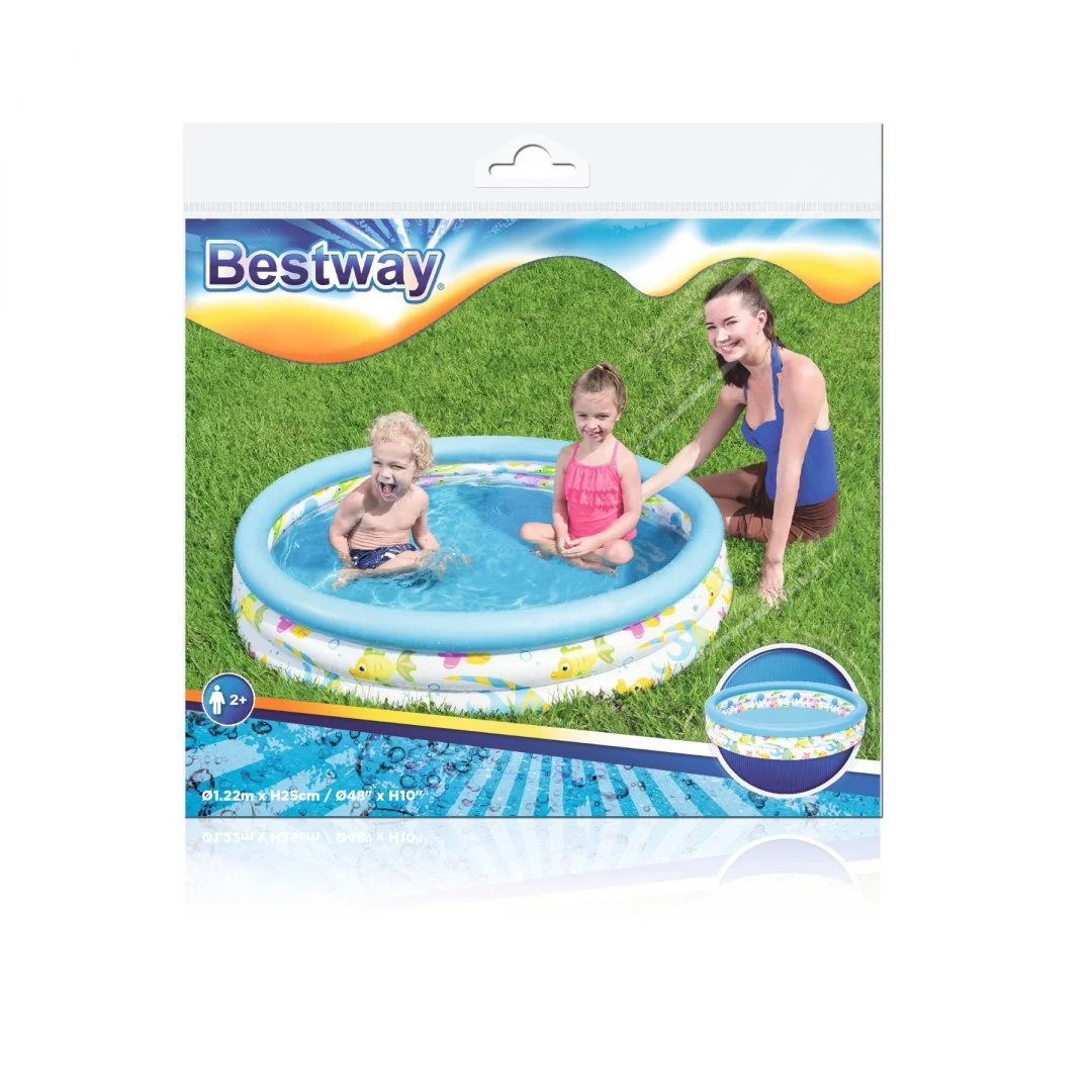 Napuhani bazen za djecu s ribicama BESTWAY 122x25cm_3