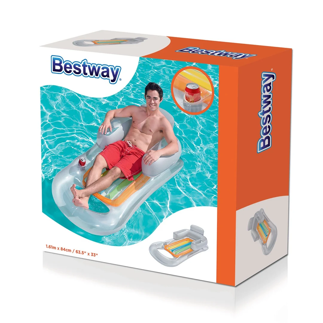Napuhani madrac-fotelj-ležaljka 161 × 84 cm Bestway 43028 plavi_6