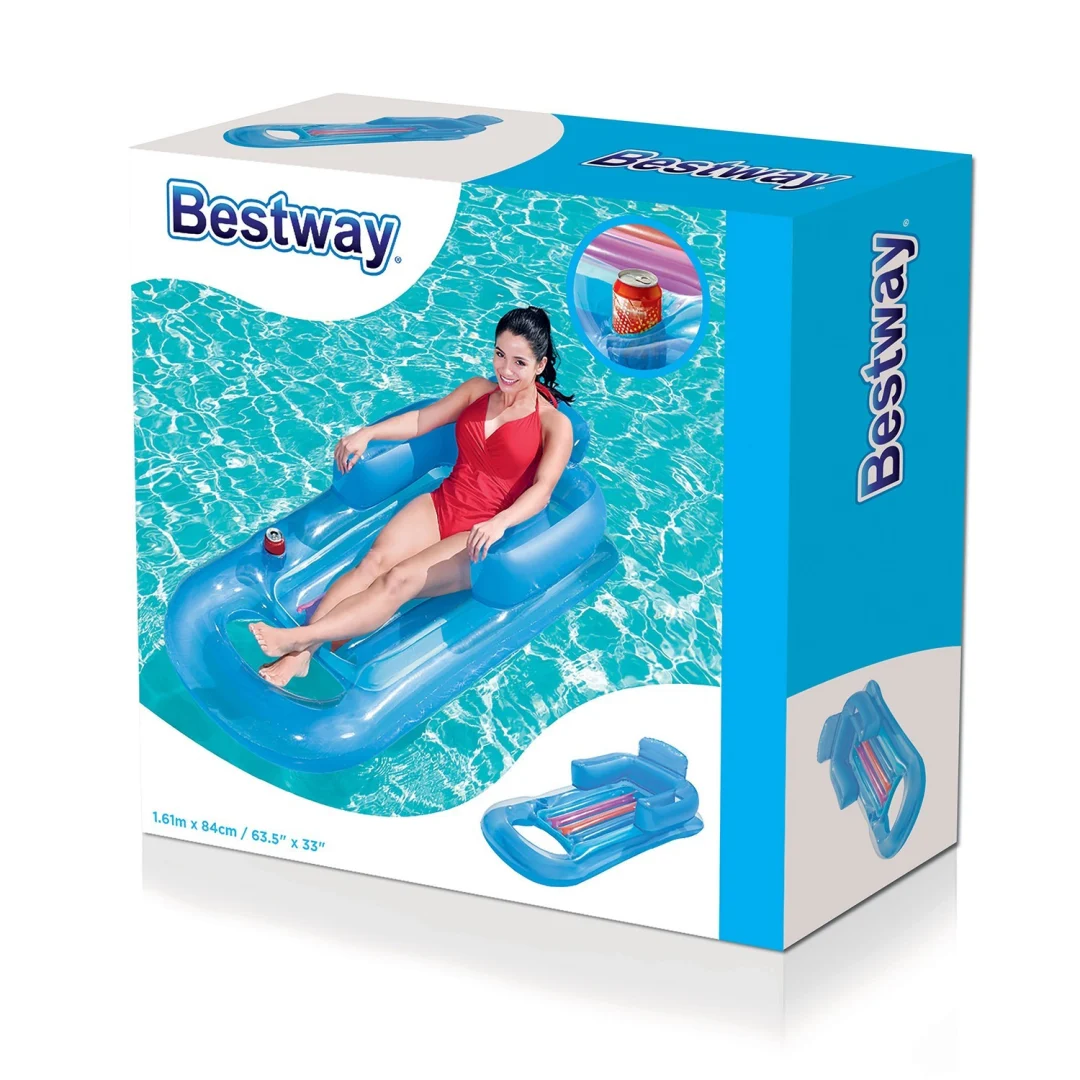 Napuhani madrac-fotelj-ležaljka 161 × 84 cm Bestway 43028 plavi_7