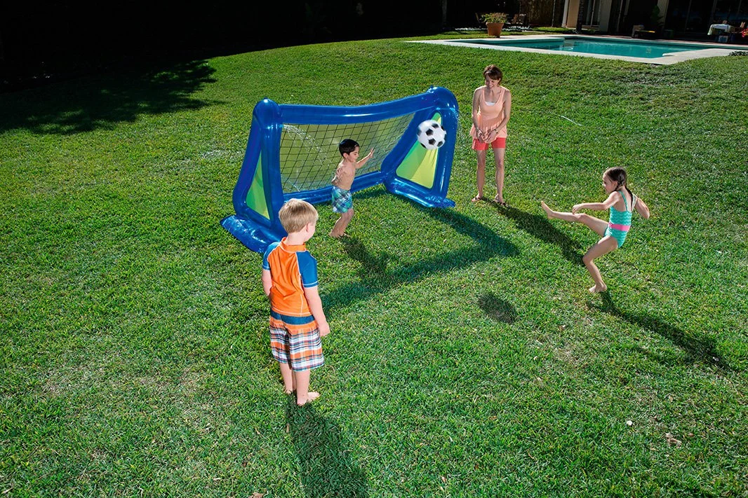 Napuhani nogometni gol s tušem Bestway 254 × 112 × 130 cm_5