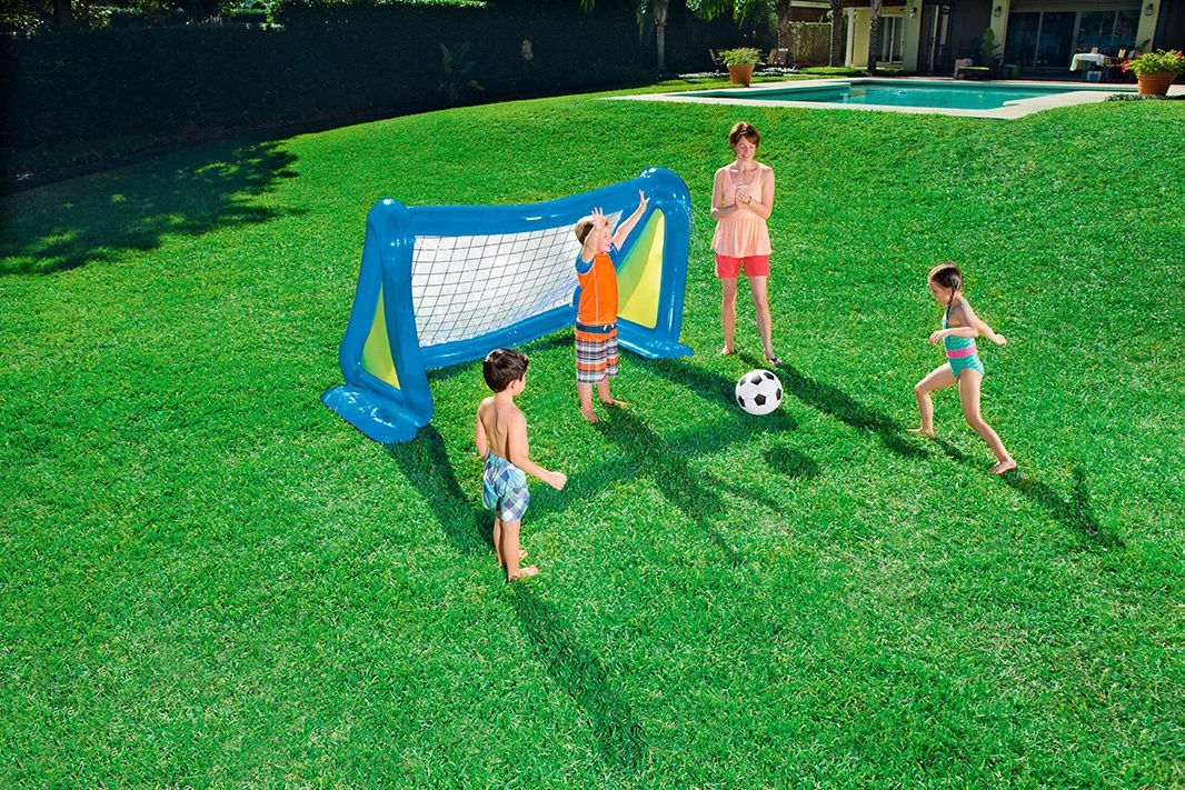 Napuhani nogometni gol s tušem Bestway 254 × 112 × 130 cm_6