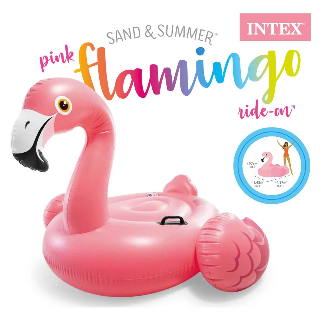 Napuhani otok flaminga 142 × 137 × 97 cm Intex 57558_4
