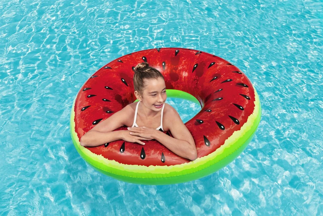 Napuhani ploha za plivanje s motivom lubenice, voće, za djecu 12+ i odrasle, BESTWAY 119 cm_6